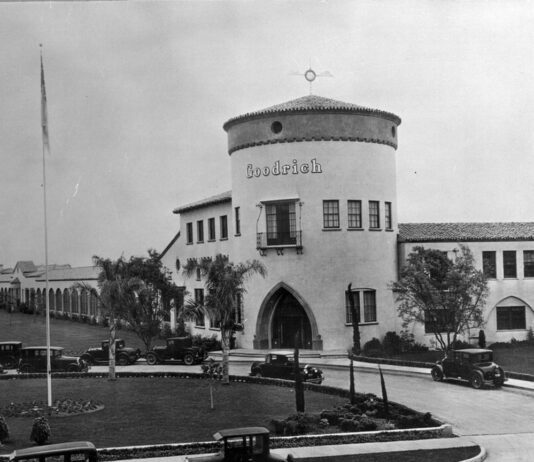History of the Goodrich Tire Plant. The Pneumatic Palace as the main driving force of the LA economy